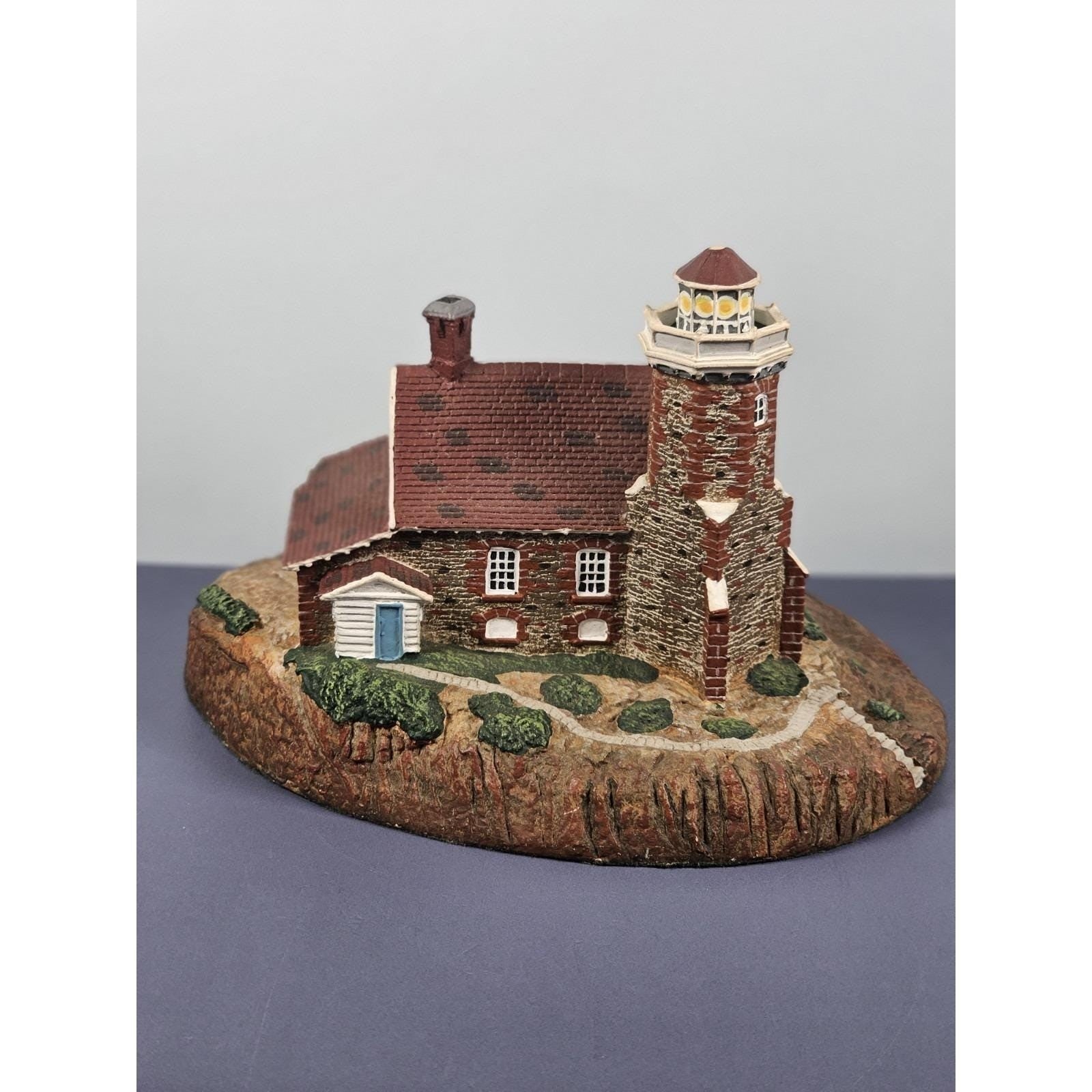 Danbury Mint Passage Island Lighthouse COA 1994 Series II