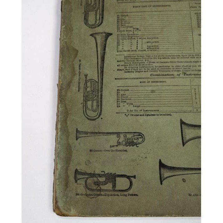 Antique 1865 Technical Studies for the Piano Forte Music Book