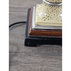 Vintage Textured Table Lamp 28.5" Tall Speckled Cream Base