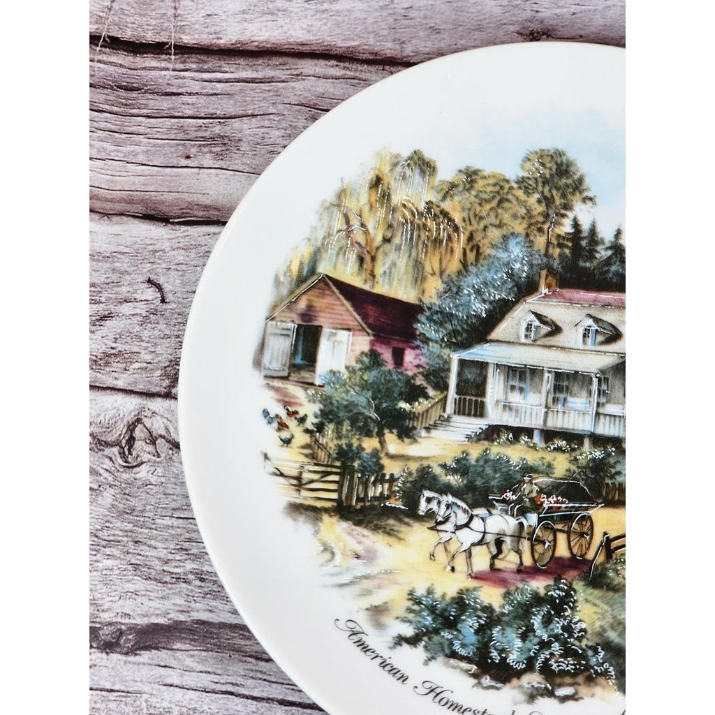 Vintage Currier & Ives American Homestead Summer Collector Plate