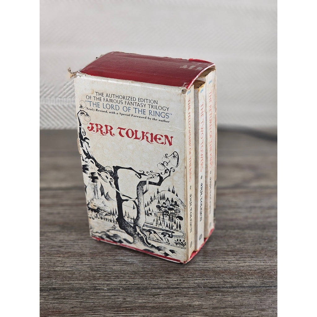 1965 Lord of the Rings Boxed Set Ballantine Paperback Trilogy