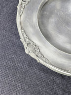 Vintage Finstain Les Potstainiers Hutois Collectible Pewter Plate 12" With Ornat