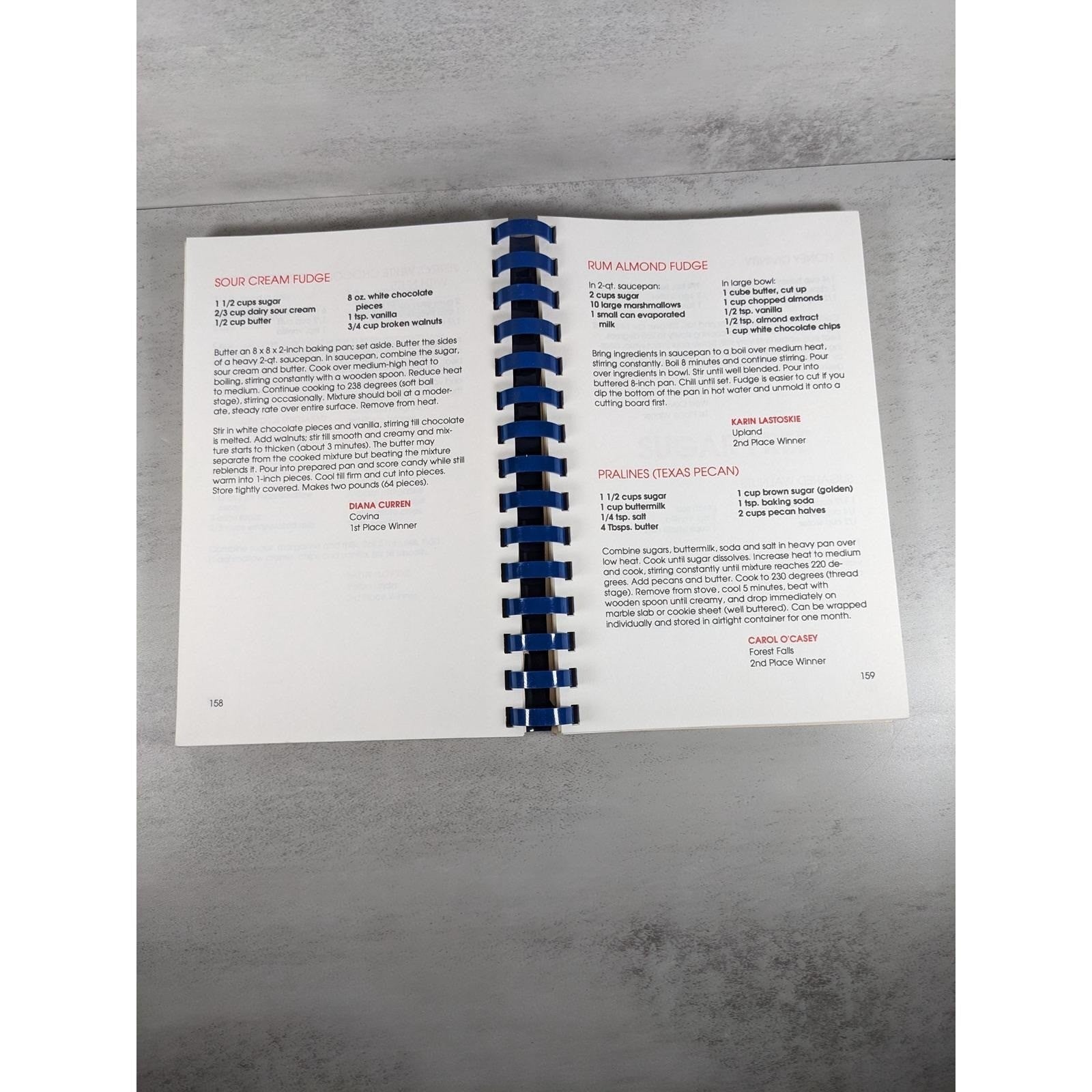 1989 LA County Fair Cookbook Award Winning Recipes Spiral Bound