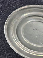 MCM Vintage BW Buenilum Hand Forged Hammered Aluminum Plate 6 1/2" Collectible