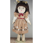 Vintage 17" Handmade Cotton Girl Doll