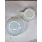 Vintage Anchor Hocking Milk Glass Mug & Bowl Set | Classic White