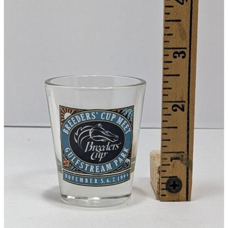 Breeders Cup Gulfstream Park Glass 1999 Horse Racing Souvenir
