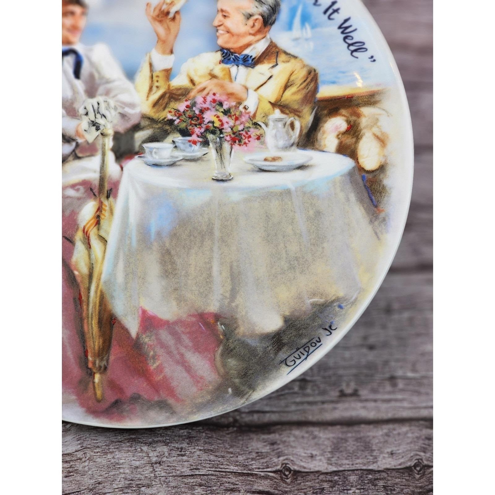 Vintage 1986 Limoges Gigi Collector Plate "I Remember It Well" 8.5 Inch