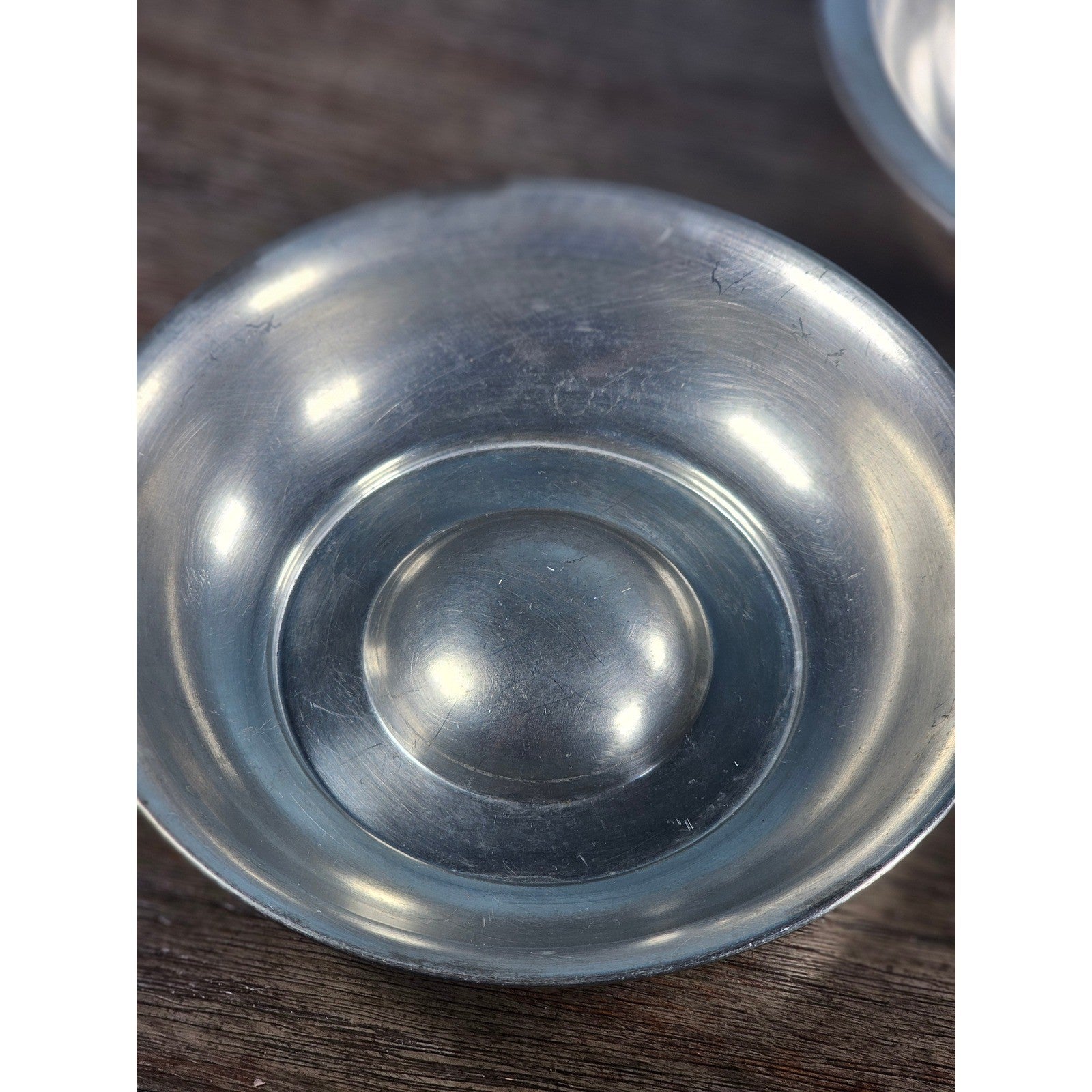 Vintage Genuine Pewter Lidded Dish | Stamped Pewter Covered Bowl