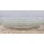 Anchor Hocking Sandwich Glass Salad Plates Set of 4 7.25" Floral