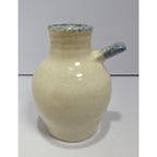 Stoneware Vase Blueberry Design Rustic Ceramic Vase