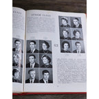 1963 Hanoverian Yearbook Wilmington NC Senior Class Red Hardcover