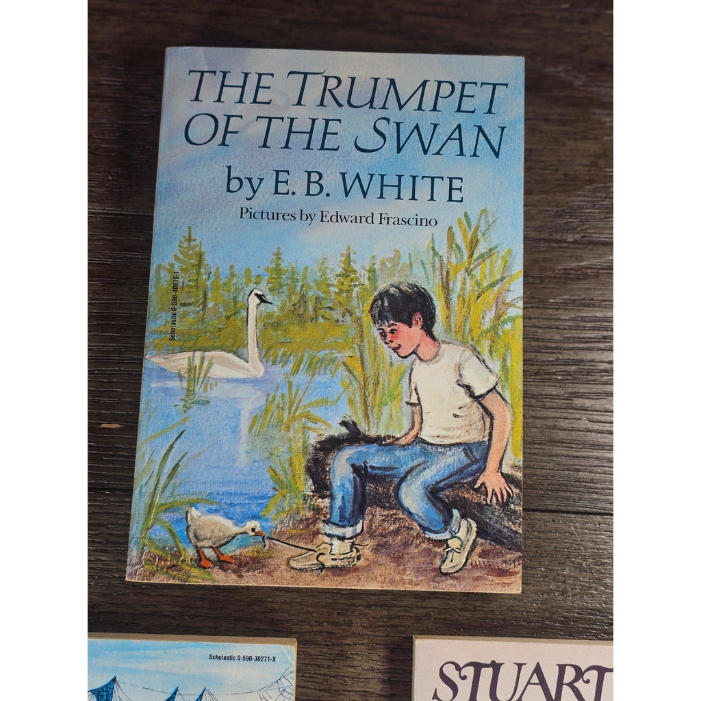 E.B. White Boxed Set 3 Books 1987 Scholastic Worn Slipcase