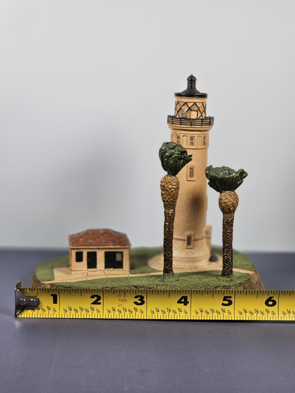 Vintage The Danbury Mint 1993 POINT VICENTE LIGHTHOUSE Sculpture