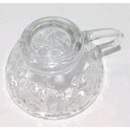 Princess House Fantasia Cup Poinsettia Crystal Pedestal Glass