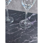 Vintage Crystal Fantasy Ribbed Water Goblets Set of 2 Glasses 7.5
