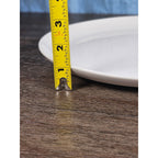 Vintage Syracuse China Oval Platter 11x10 White Restaurant Ware USA