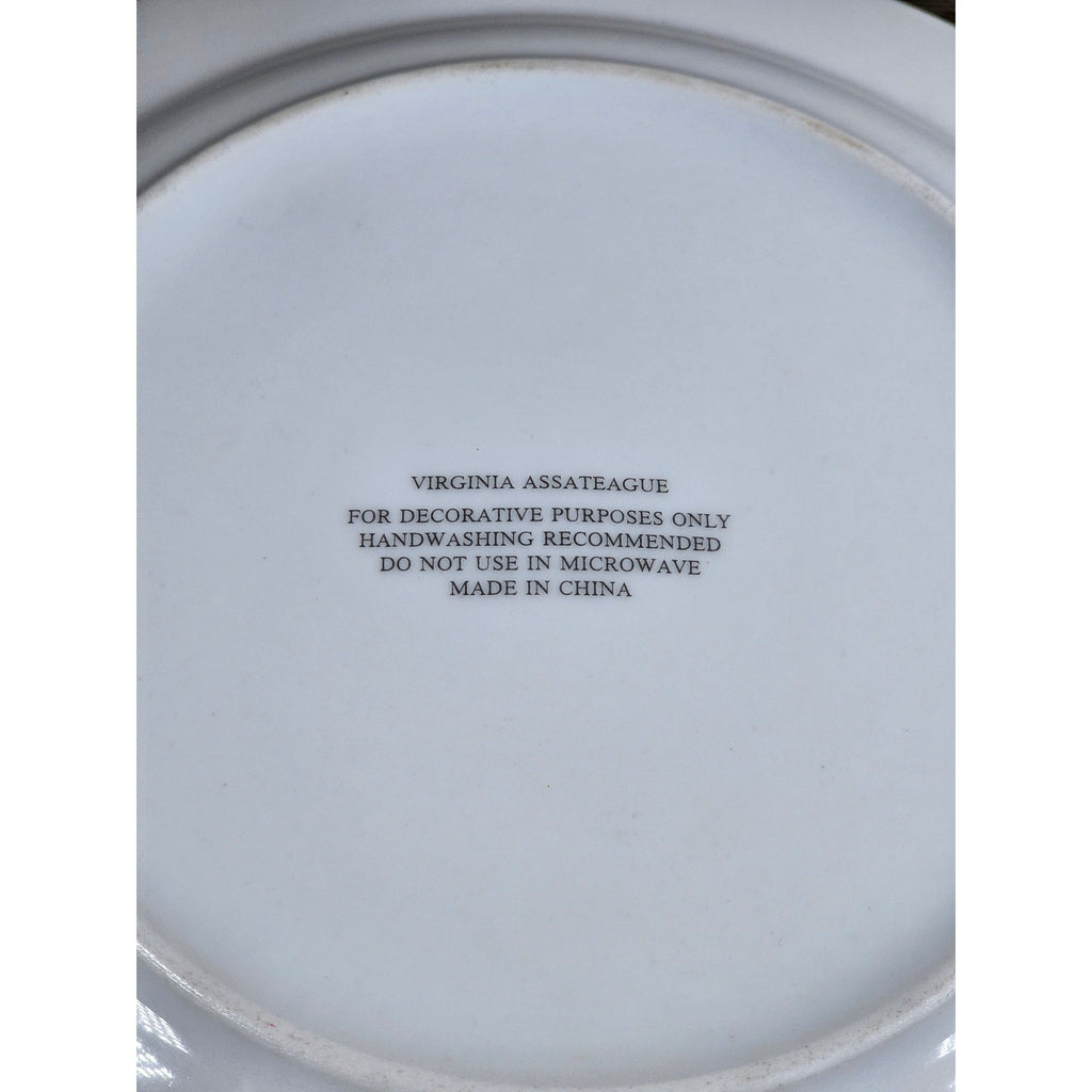 Virginia Assateague Lighthouse Decorative Plate 8 Inch Coastal Decor