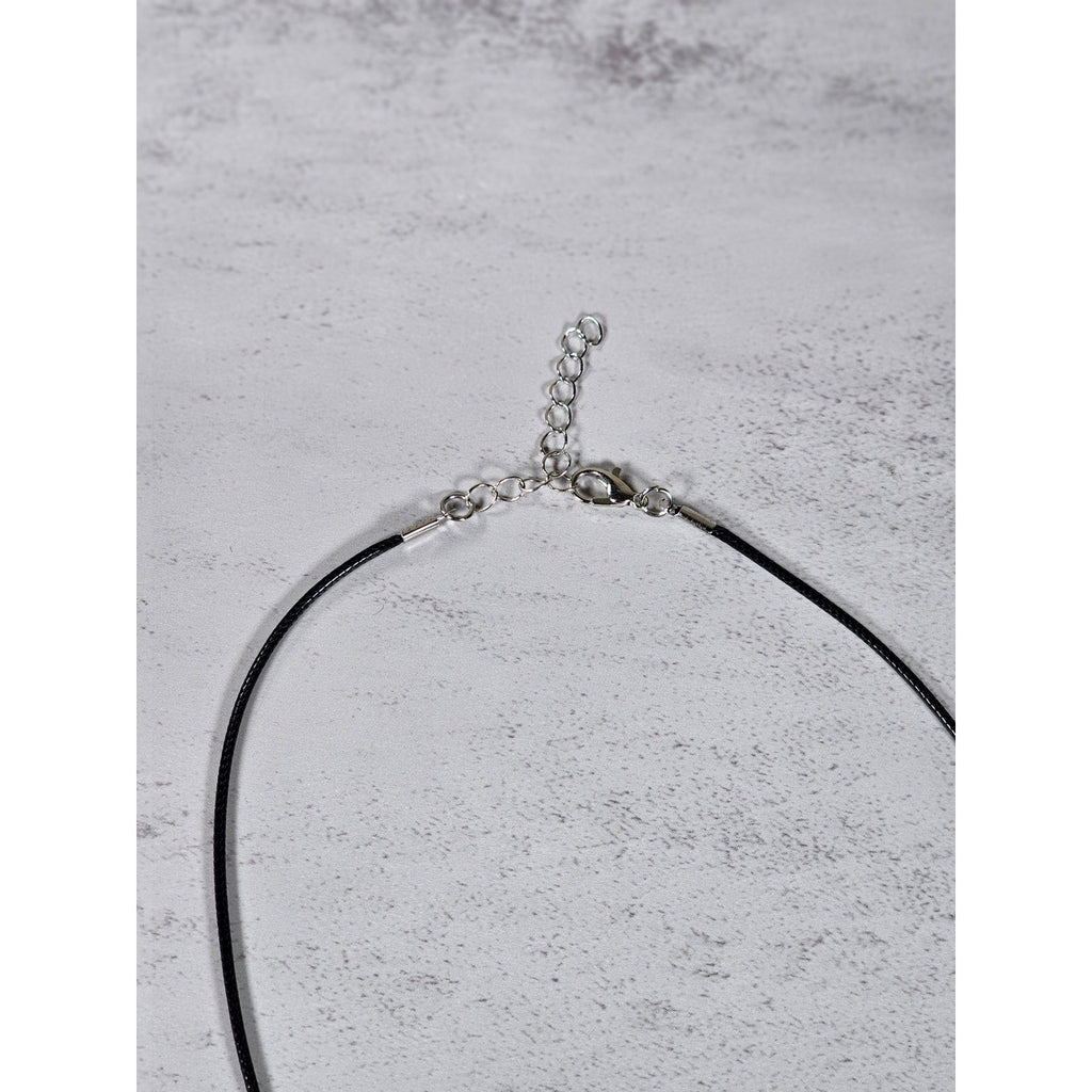 Vintage Sterling Silver Om Symbol Pendant Necklace Spiritual Jewelry