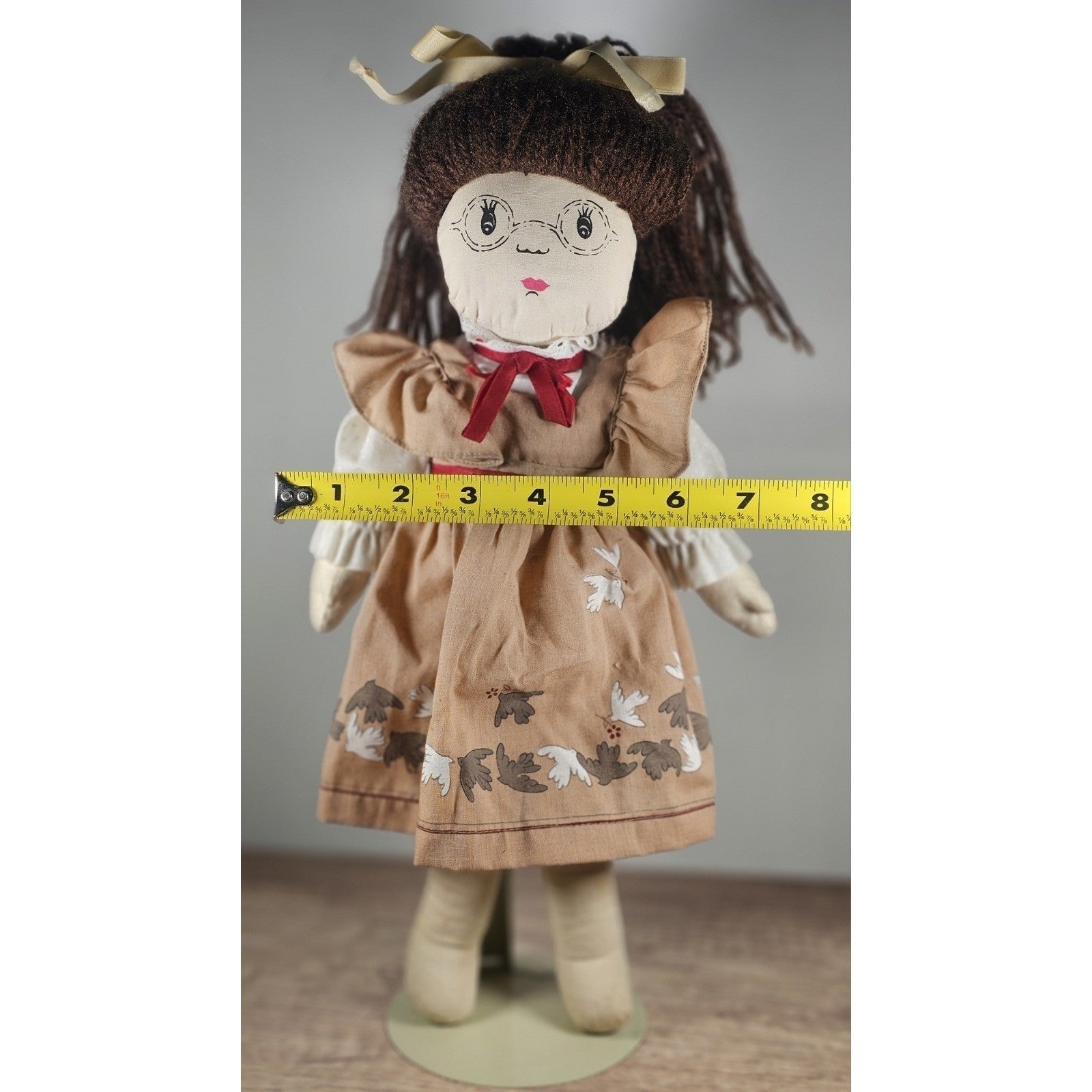 Vintage 17" Handmade Cotton Girl Doll