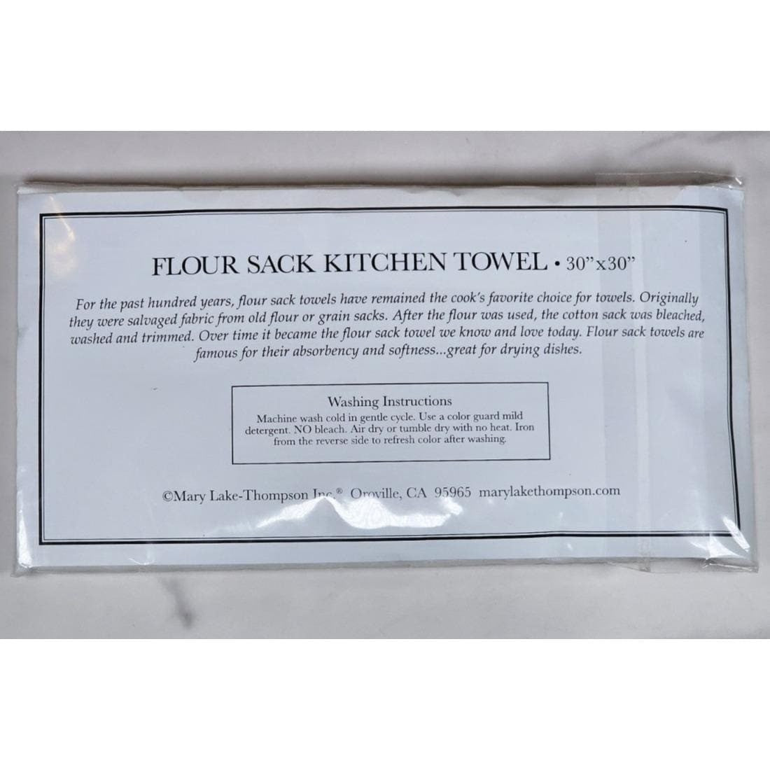 Vintage Mary Lake-Thompson Chickadee Flour Sack Kitchen Towel 30x30