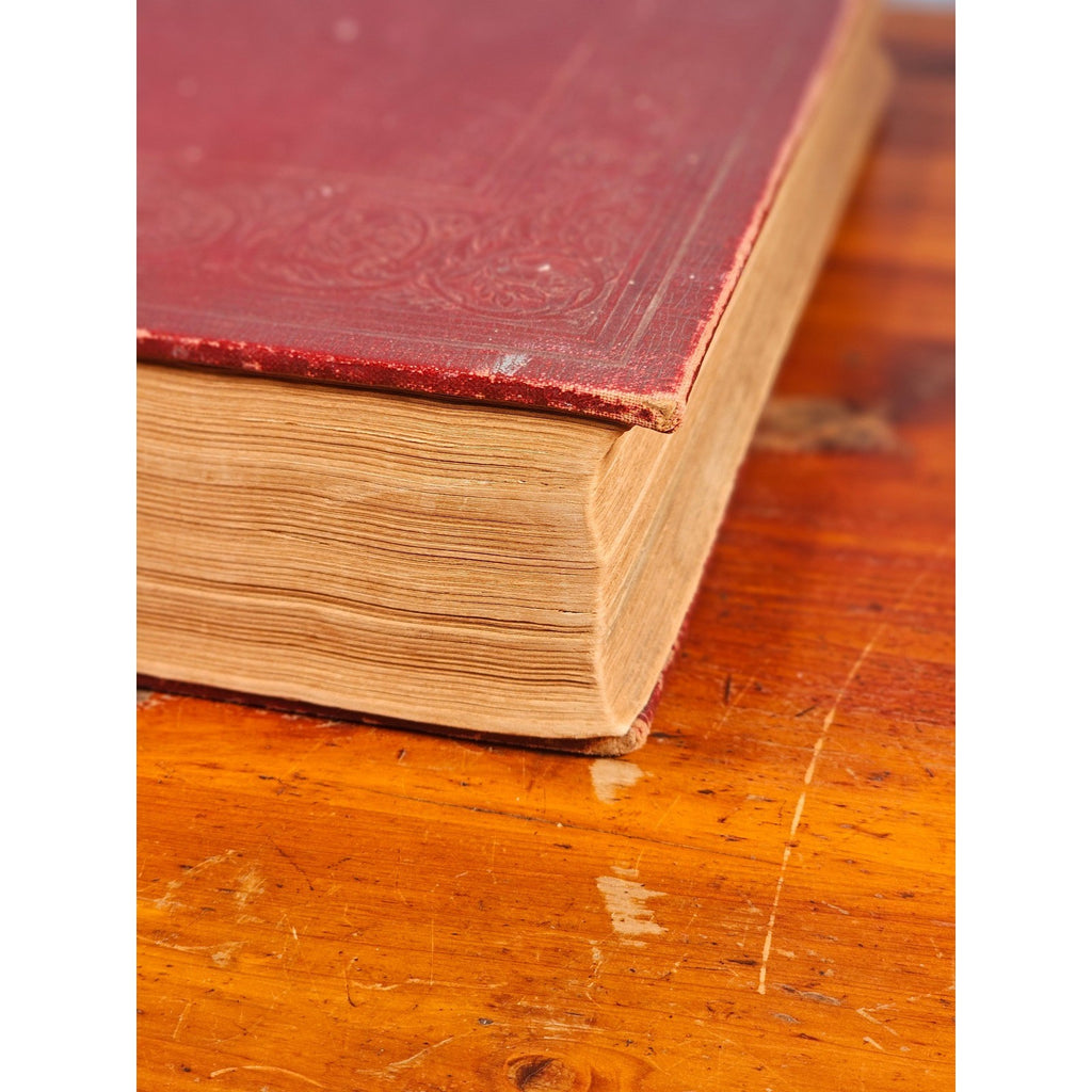 Vintage Red Hardcover Dictionary Volume Two Buck Mark to Zymurgy