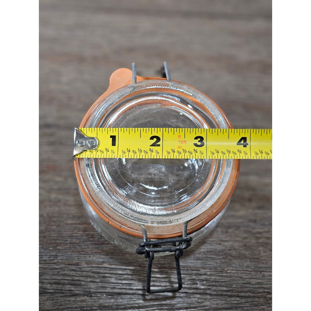 Vintage Le Parfait 0.5L Clamp Lid Glass Jar Made in France