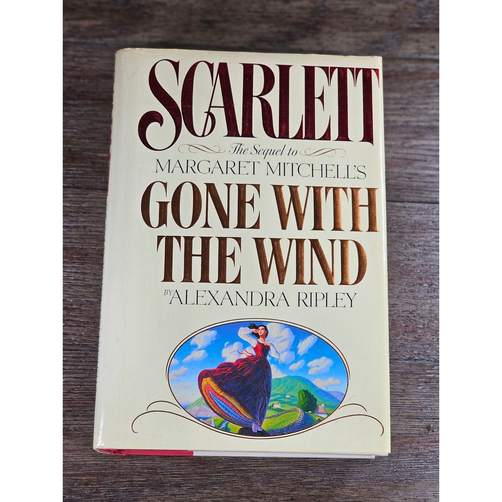 Scarlett 1991 First Printing Hardcover Alexandra Ripley Sequel