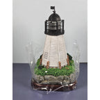 Lefton Wolf Island Lighthouse Lost Lights w/ Tin Box COA