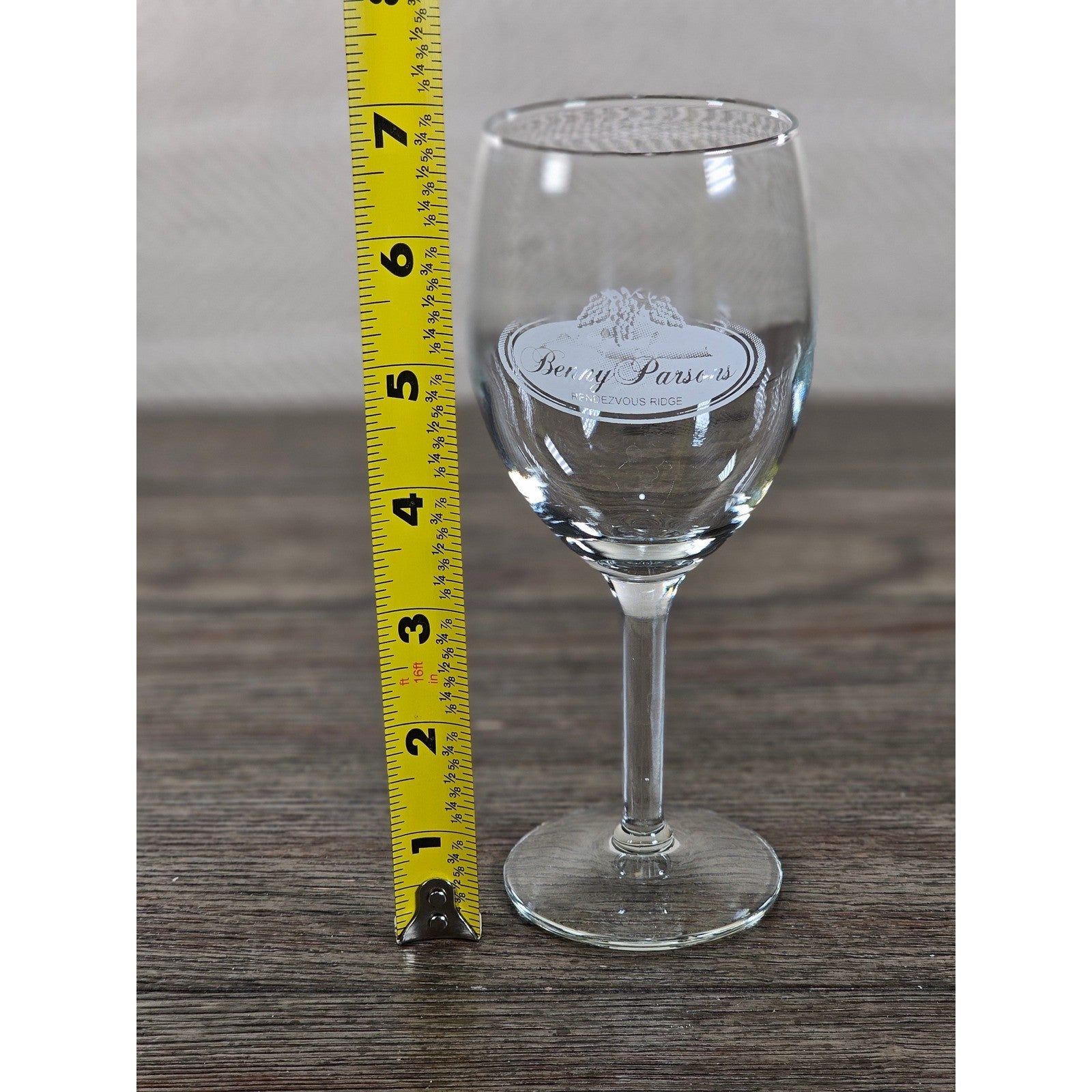 Berry Parsons Rendezvous Ridge 7" Wine Glass Clear Stemware