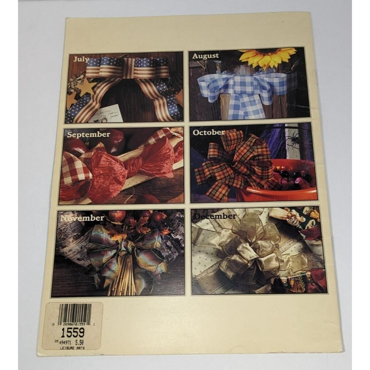 A Year of Bows Pattie Sowers 1994 Leisure Arts Craft Book