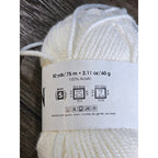 Premier Just Yarn Chunky Cream Acrylic Yarn Bulky 5 Skein 82 Yards