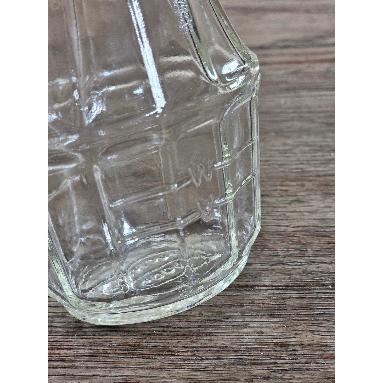 Vintage Good Seasons Glass Cruet Bottle 7.5" No Lid Vase