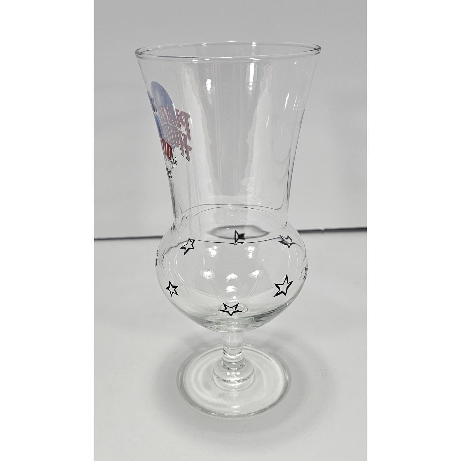 Vintage Planet Hollywood San Juan Hurricane Glass Barware Collectible