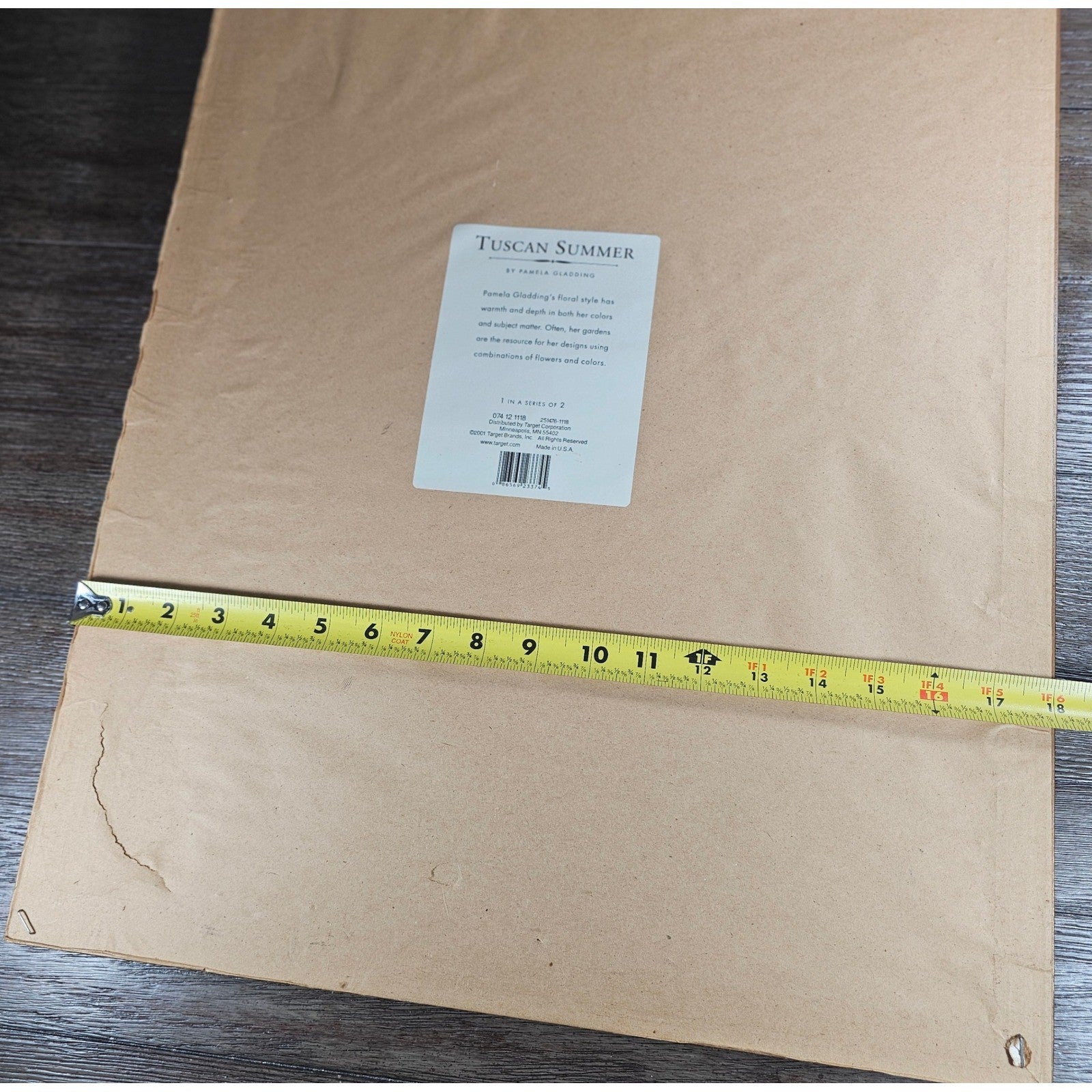 Tuscan Summer Framed Floral Wall Art 18x22 Vintage Italian Style Print