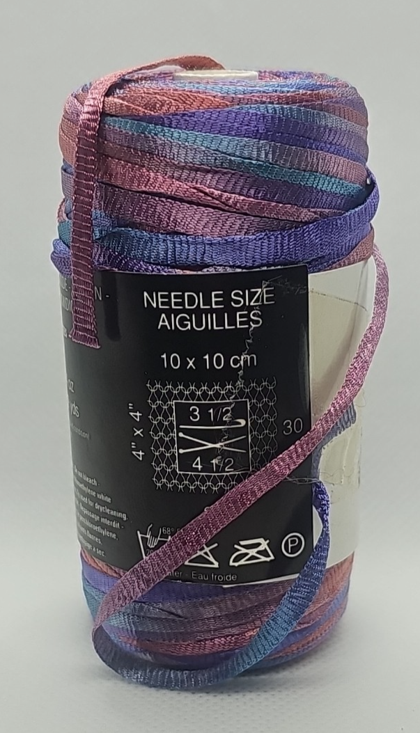 Anny Blatt Victoria Nylon Ribbon 50 G 109 Yds Spool Orange Blue Purple