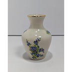 Vintage Holley Ross Vase 22K Gold Trim Porcelain 4.5 Inch
