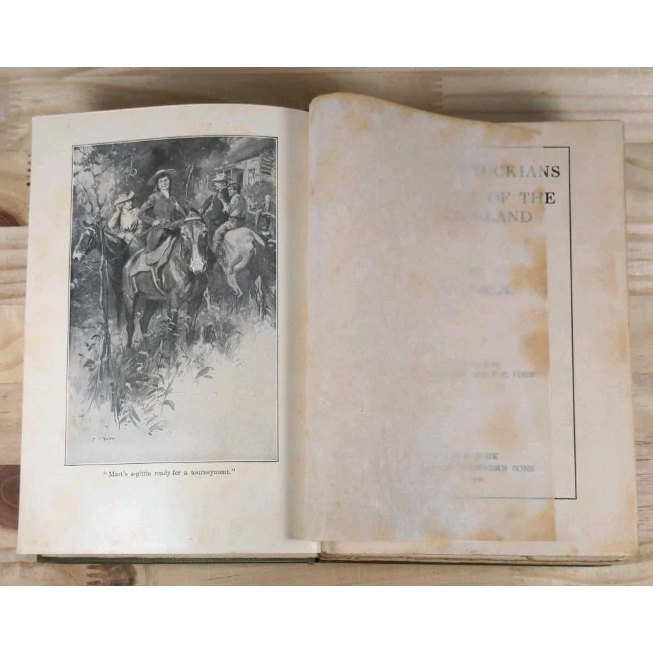 Antique 1909 John Fox Jr Hardcover Book Scribner's Two Novels