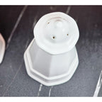 Vintage Pfaltzgraff Heritage Lighthouse Salt & Pepper Shakers White Ceramic