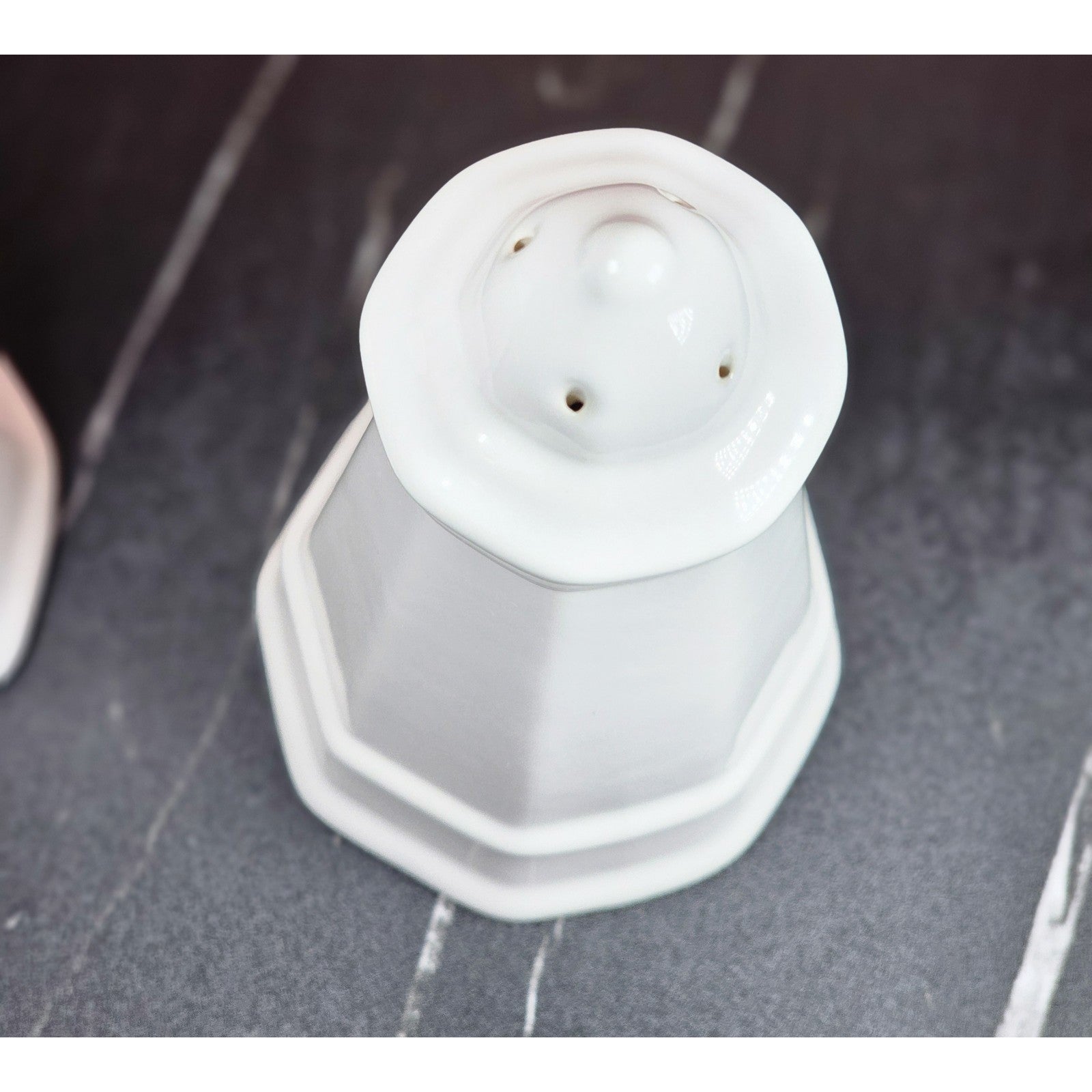 Vintage Pfaltzgraff Heritage Lighthouse Salt & Pepper Shakers White Ceramic