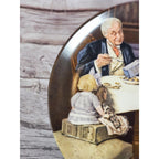 Vintage Norman Rockwell Family Dinner Plate 1984 Knowles 8.5" Collector