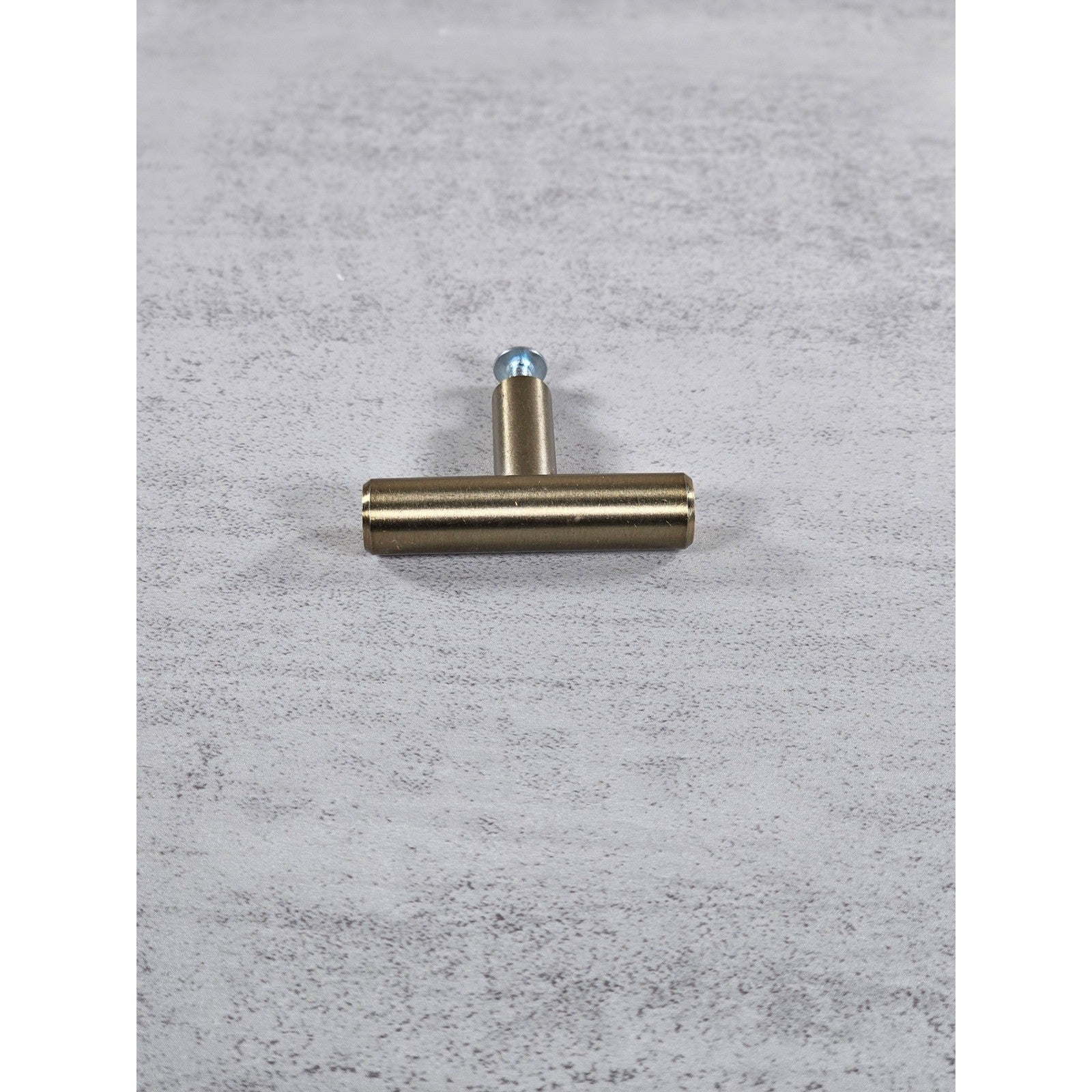 Brushed Brass T Bar Cabinet Knob Modern Drawer Pull Handle