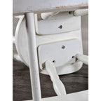 Vintage Wooden Doll Rocking Chair White 16" Cottage Style 80s 90s