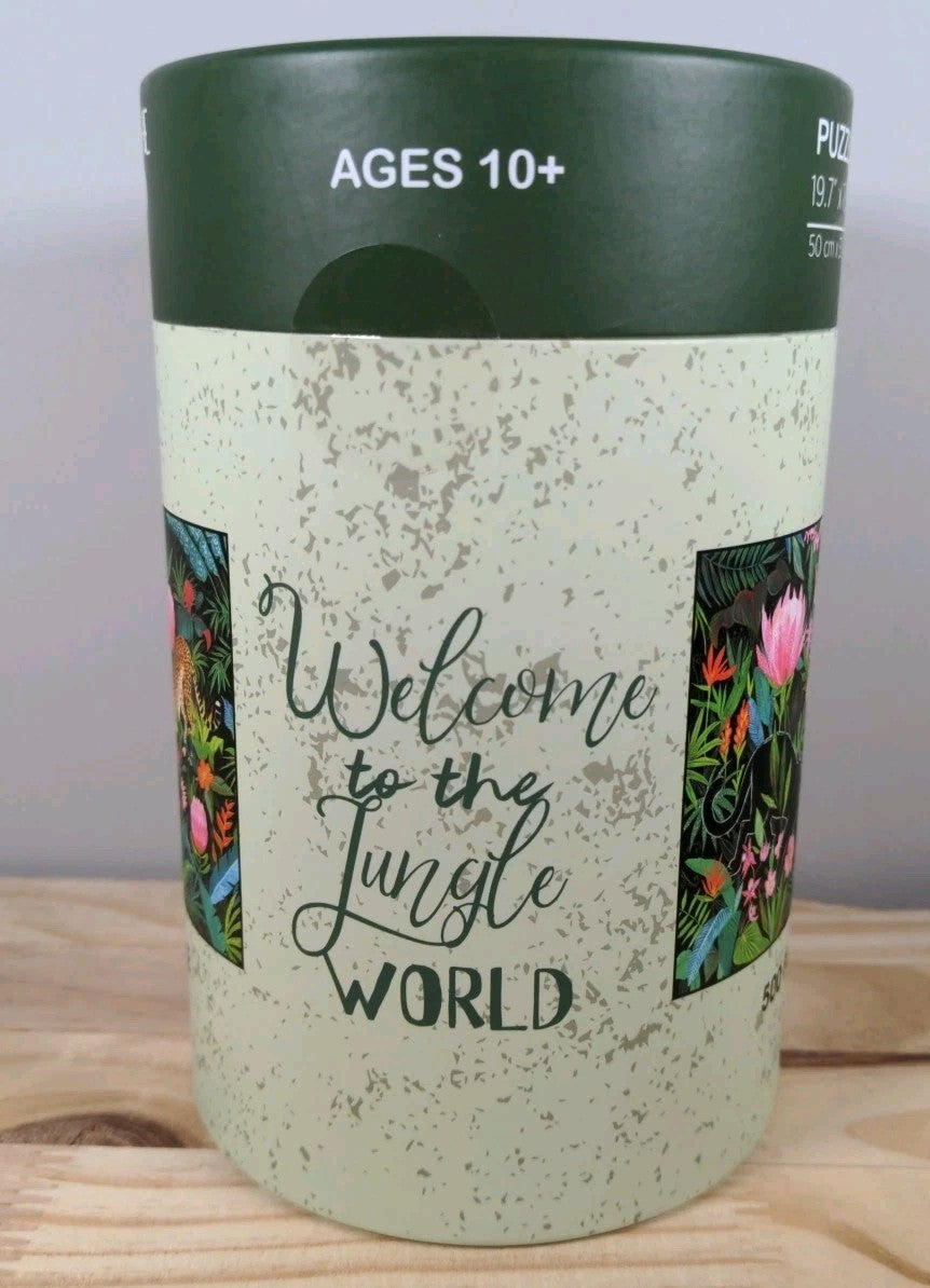 Welcome to the Jungle World 500 Piece Jigsaw Puzzle with Poster New