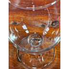 Vintage New Belgium Brewing Tulip Beer Glass Red Logo Stemmed