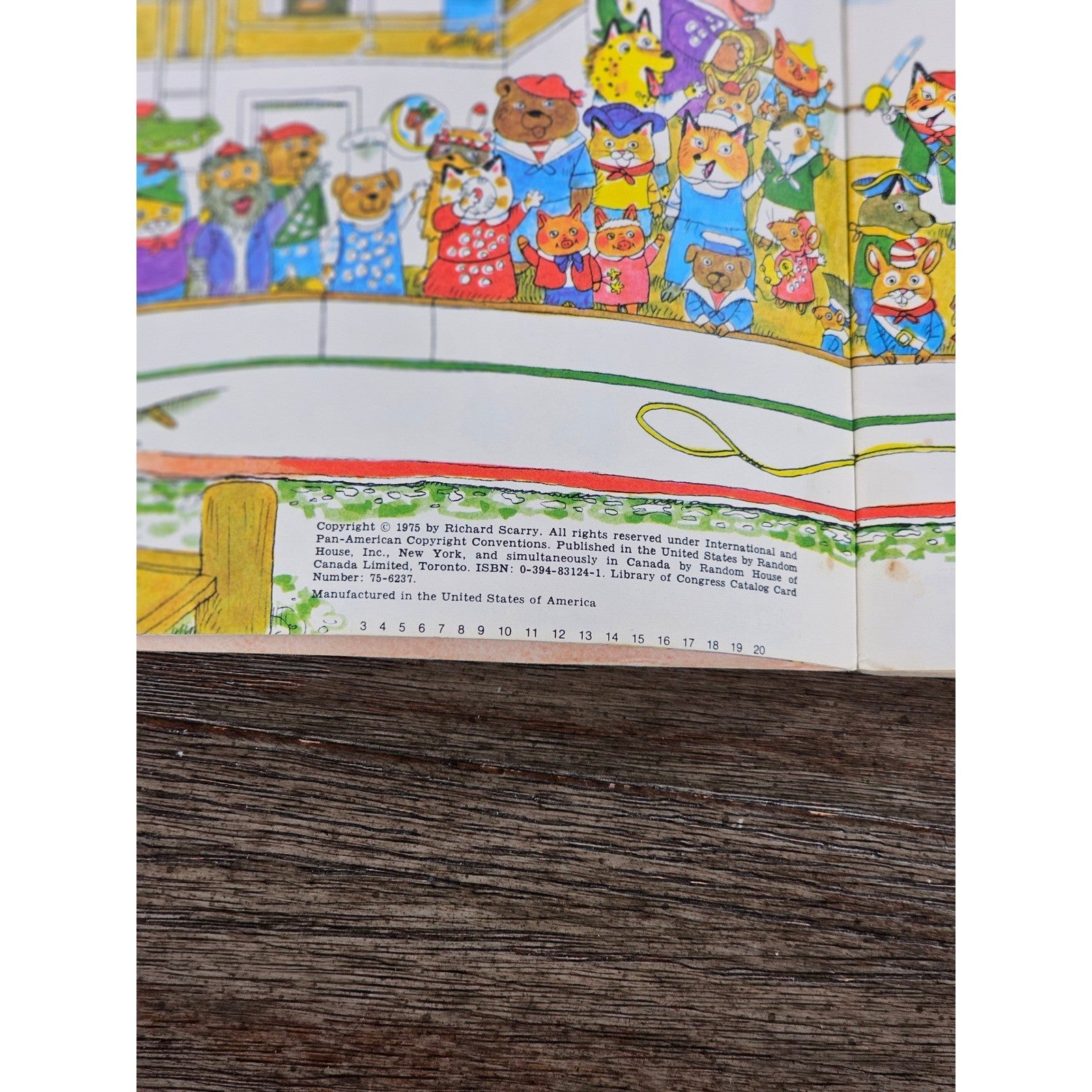 Richard Scarry Great Steamboat Mystery 1975 Pictureback Book