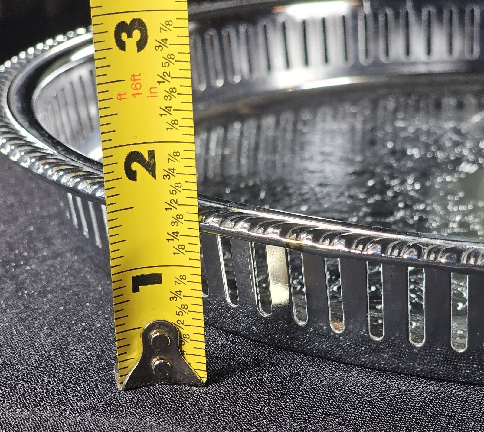 Irvinware Silver Plated Serving Tray 13" Vintage USA