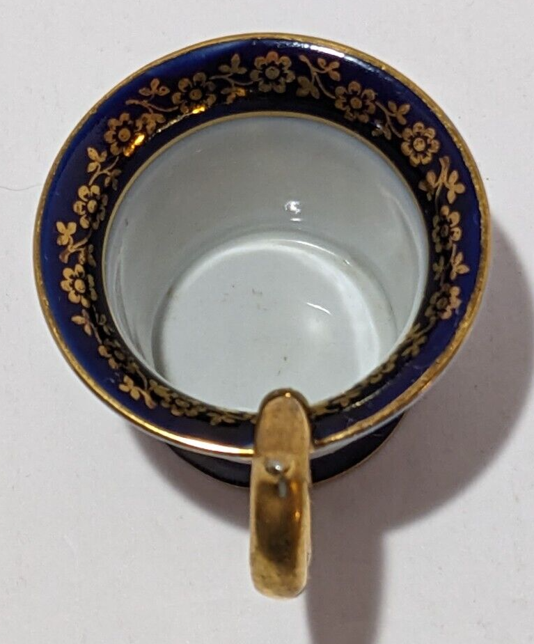 Vintage Demitasse Porzellanfabrik Fredrich Pre-WWII Stamped Cup Made in Germany