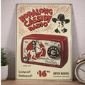 Hopalong Cassidy Arvin Radio Tin Sign 9x12 Vintage Style Advertising