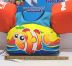 Unisex Fluid Aquatics Child Small Paddle Pals Life Jacket Clown Fish